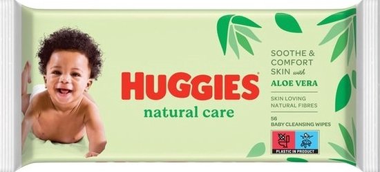 Huggies Babydoekjes Natural Care- 56 Stuks