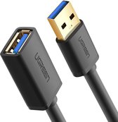 Ugreen 1m USB 3.0 Male-to-female Datasynchronisatie Super Speed ​​Transmission Verlengsnoer Kabel
