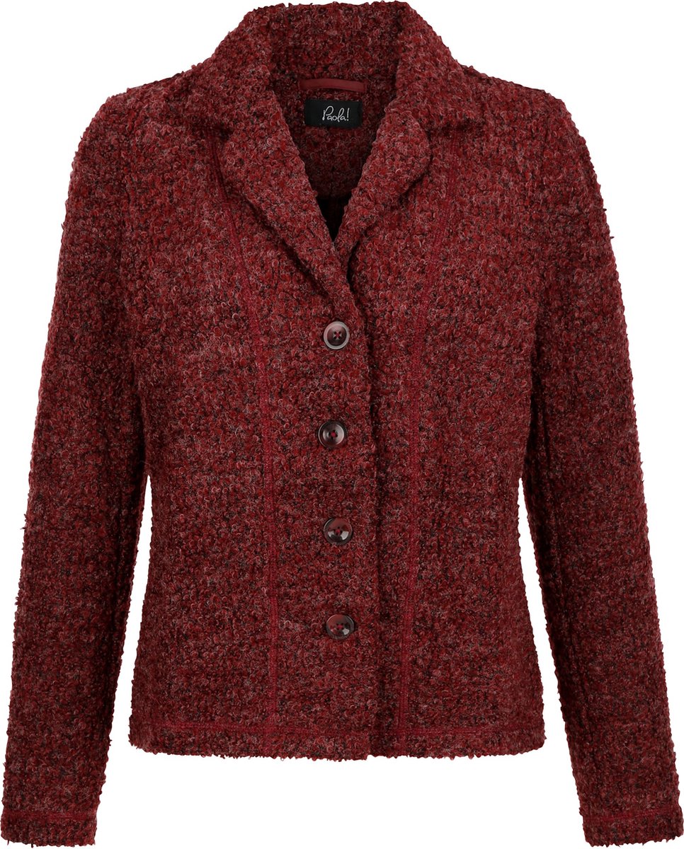 Blazer Court Femme Paola Frani Taille 34 - Gris Clair - État Parfait Occasion
