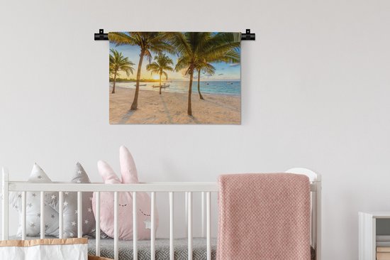 Tapisserie - Plage - Mer - Mexique - Coucher de soleil - 60x40 cm - Tapisserie