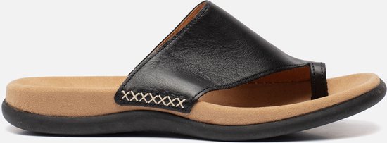 Gabor 03.700.27 Dames Slippers - Zwart - Maat 44