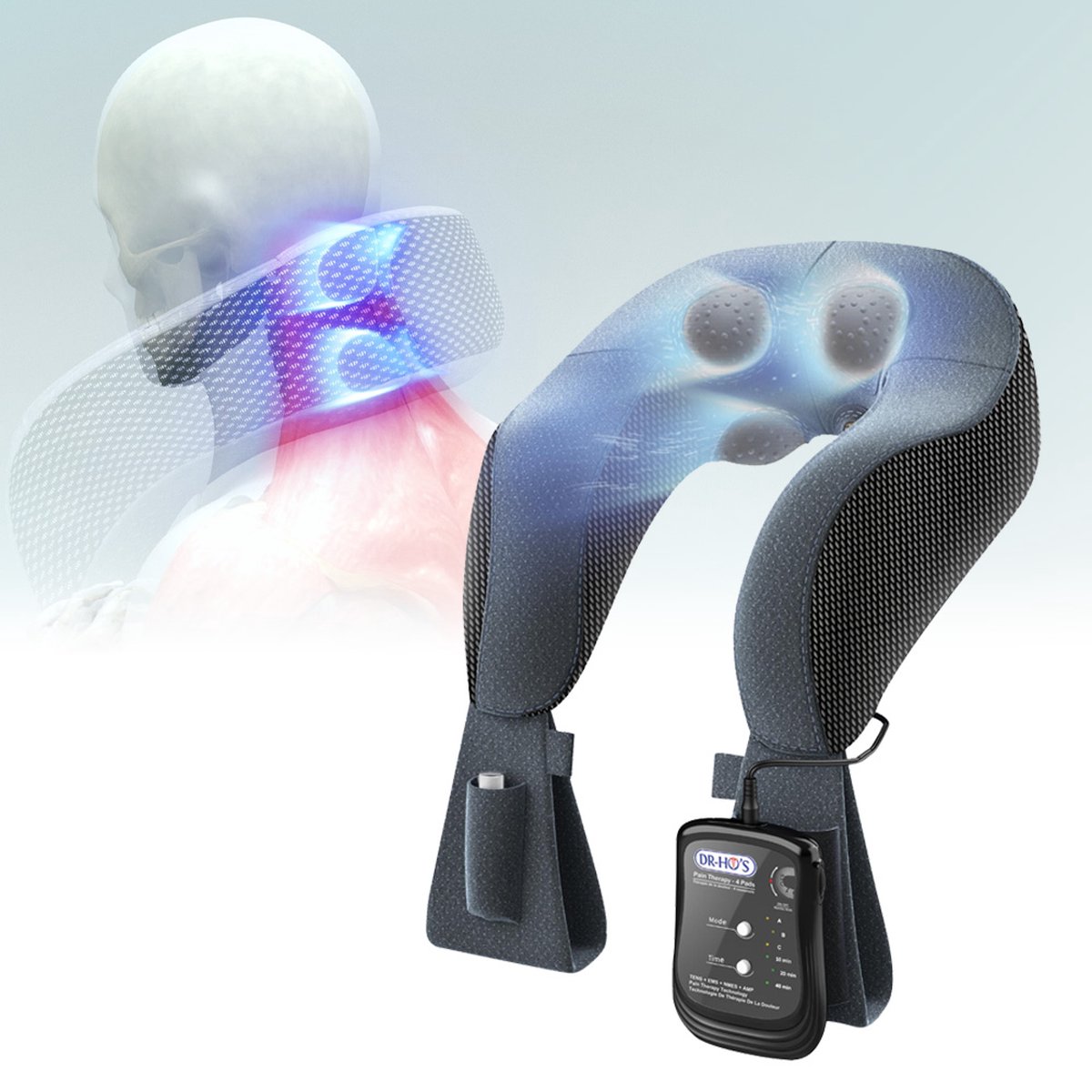 DR-HO'S Neck Pain Pro TENS - Spierstimulatie - Massage - Pijnverlichting