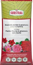 Substral Potgrond Bloeiende Planten & Geraniums Turfvrij 70L