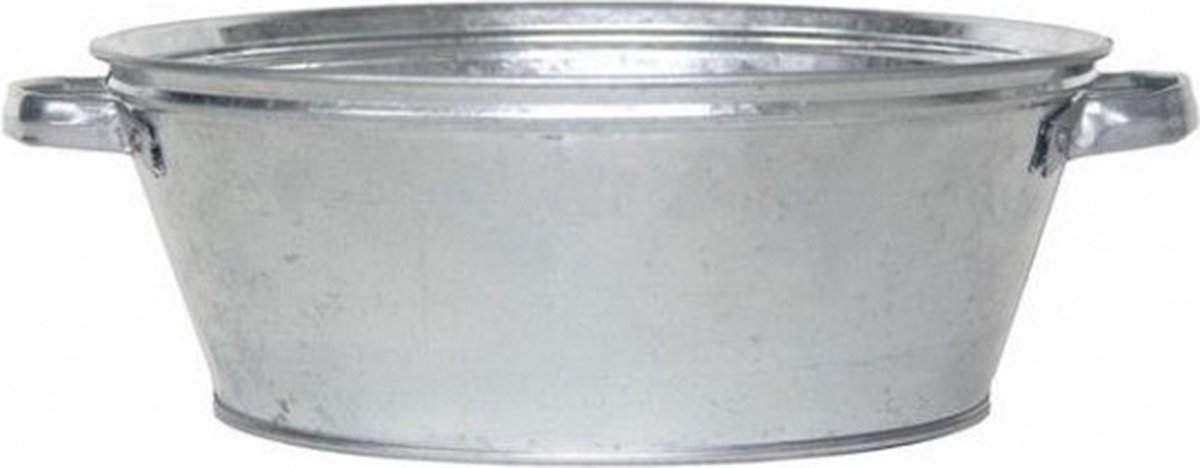 Ronde zilveren drankemmer/drankkoeler 9 liter