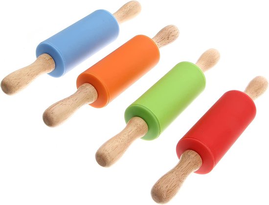 Kesper mini deegroller - hout - 11,5 cm - Deegrollers - Taarten bakken