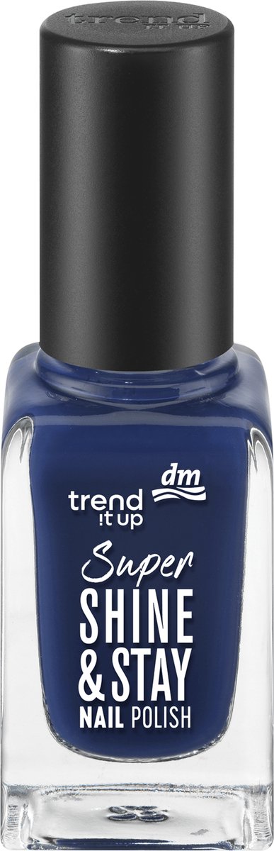 trend !t up Nagellak Super Shine & Stay Nail Polish dark blue 785, 8 ml