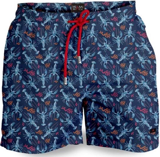 Miami Beach | Hoogwaardige Kwaliteit Zwemshort | Zwembroek | Beachshort | Heren | Sneldrogend | Maat L | 184 Navy Blue