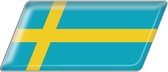 Autocollant de drapeau - autocollants de voiture - autocollant de voiture pour voiture - autocollant de pare-chocs - Suède