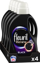 Fleuril Renew Zwart - Détergent liquide - Pack économique - 4 x 24 lavages