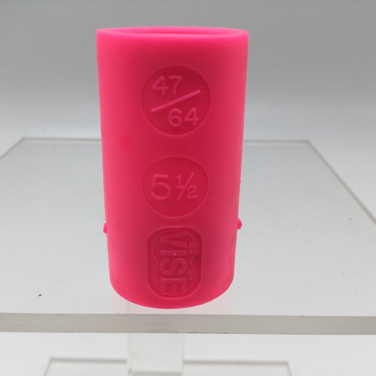 Bowling Bowlingbal vinger inserts, per 2 stuks, 'Vise powerlift / semi-grip inserts' , naar keuze powerlift of semi-grip, kleur pink, maat 47/64, nr. 5.1/2, boormaat 7/8