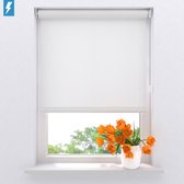 Elektrisch rolgordijn Easy Lichtdoorlatend - Bright White - 110 x 190 cm - CMD-02-P