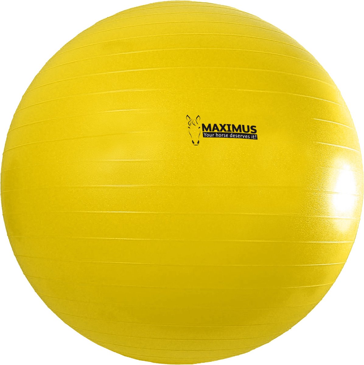 Hofman Maximus Power Play Ball – 75 cm - Speelgoed voor Paarden – Geel - Holland Animal Care