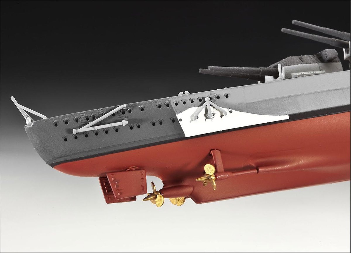 Revell Modelbouwpakket Schepen - 05098 Battleship Bismarck - Bismarck-klasse - Schip Plastic - 1:700 - Modelbouw — afbeelding 11