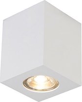 QAZQA quba - Design Plafondspot | Spotje | Opbouwspot - 1 lichts - L 75 mm - Wit -  Woonkamer | Slaapkamer | Keuken