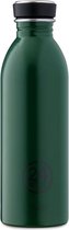 24Bottles - Urban drinkfles - Jungle Green - Stone finish - 500 ml - Roestvrijstaal