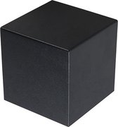 QAZQA cube - Design Wandlamp voor binnen - 1 lichts - D 135 mm - Zwart -  Woonkamer | Slaapkamer | Keuken