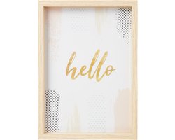 Fotolijst met diepe lijst JANNES - Bruin - Box frame - A4 - 23 x 30.6 cm - Maat L