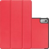 Hoesje Geschikt voor Lenovo Tab P11 (2e Gen) Hoesje Case Hard Cover Hoes Book Case - Rood