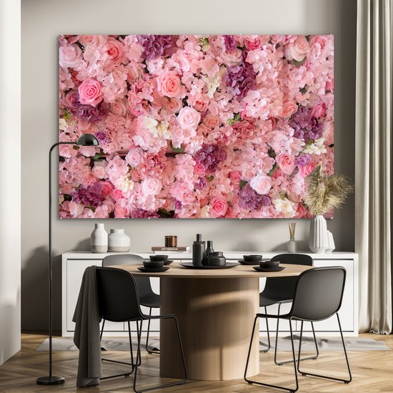 Peintures en plexiglas - Fleurs - Rose - Roses - 180x120 cm