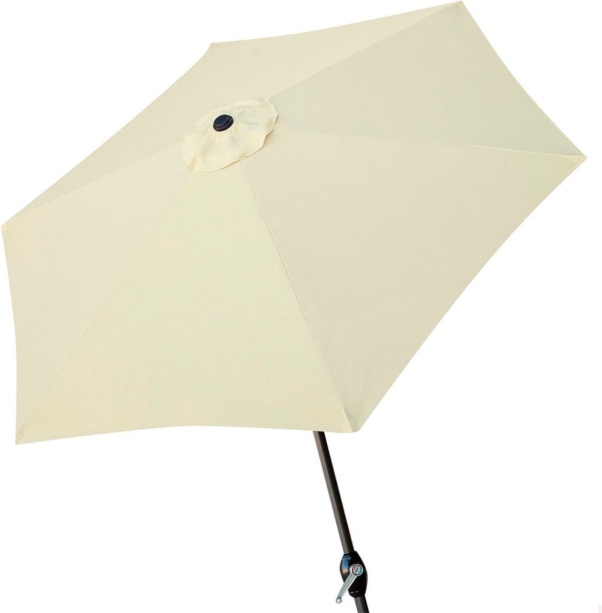 Parasoll Aktive 300 x 245 x 300 cm Aluminium Crème Ø 300 cm
