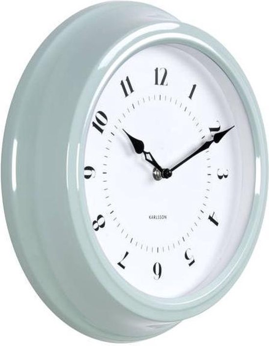 Karlsson - Wandklok Sienna Glow - Jungle groen- 40,6cm
