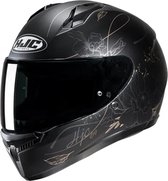 Hjc C10 Epik Black Mc9Sf Full Face Helmets XXXS - Maat XXXS - Helm