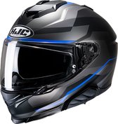 Hjc I71 Nior Grey Blue Mc2Sf Full Face Helmets M - Maat M - Helm