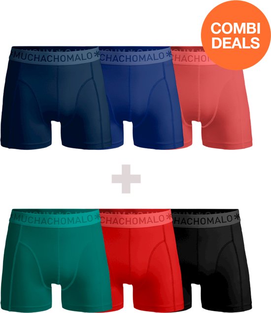 Muchachomalo-3-pack+3-pack boxershorts - Combi deal
