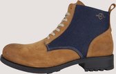 Helstons Deville Leather Armalith Gold Blue Shoes 40 - Maat - Laars