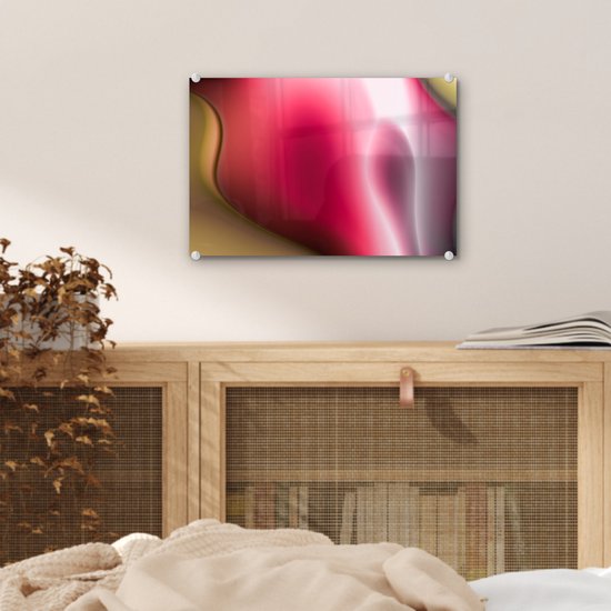 Peinture sur verre - Fond Abstrait - 30x20 cm - Peintures sur Verre Peintures - Photo sur Glas