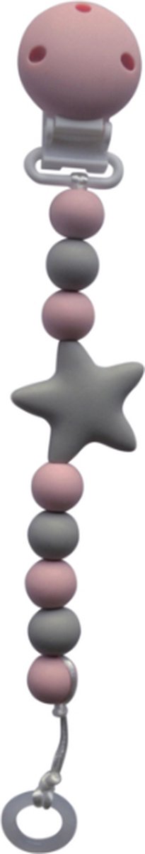 Goedkoopste Siliconen - Speenkoord - Rozetinten - 24cm