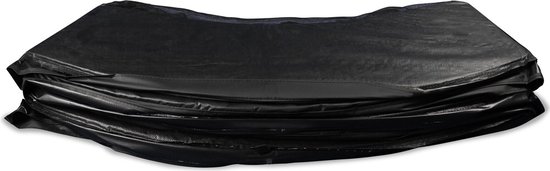 SPRING Universele InGround Beschermrand 270 cm Heavy Duty voor trampoline Ø (9ft) - Zwart - Black Edition