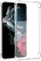 Arara Hoesje geschikt voor Samsung Galaxy S22 Ultra hoesje transparant siliconen backcover shockproof