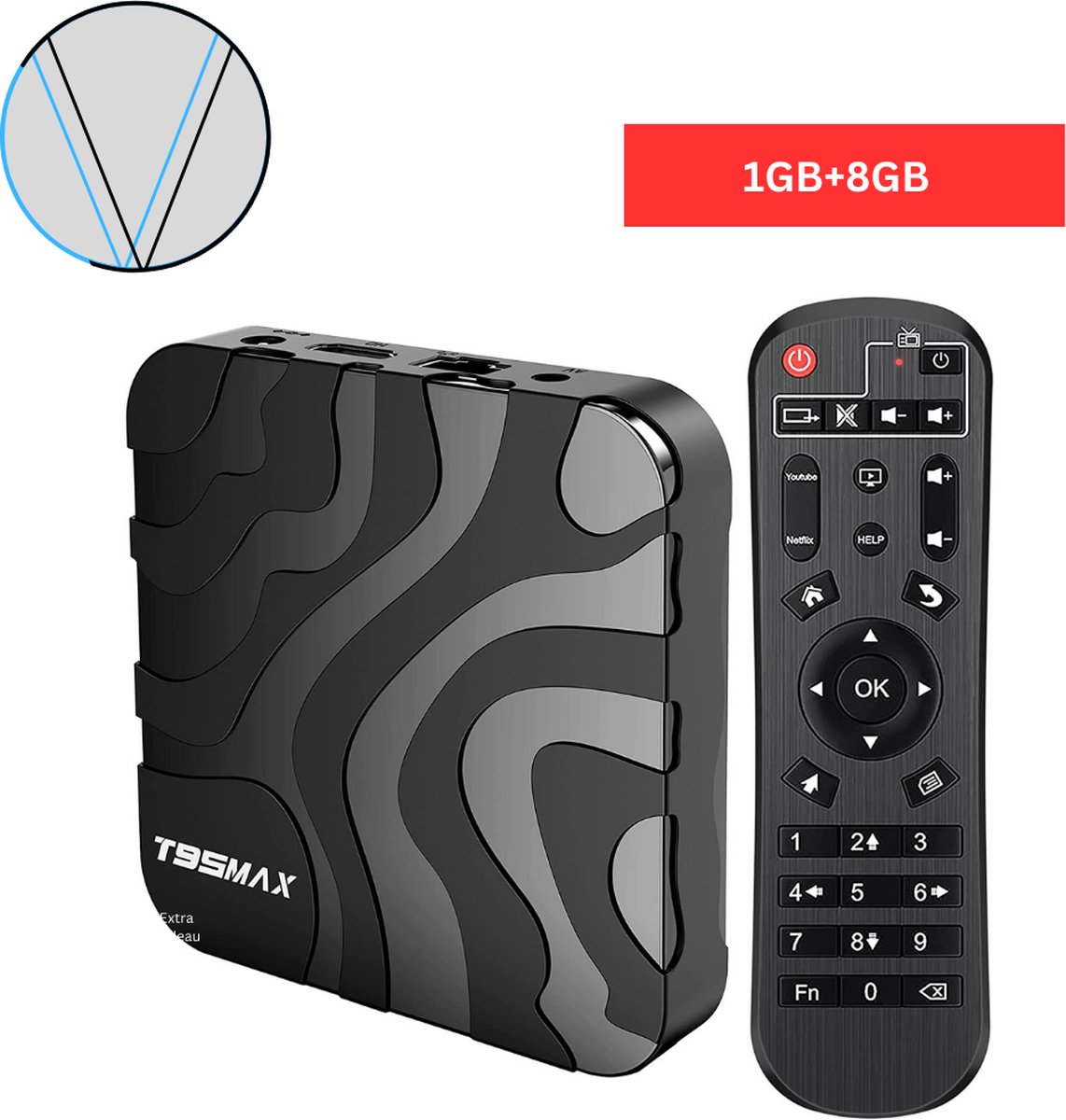 Iptv Box - Android Tv Box Met Afstandsbediening – Iptv Met 9 GB ...