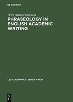 Lexicographica. Series Maior75- Phraseology in English Academic Writing