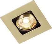 QAZQA artemis - Art Deco Inbouwspot - 1 lichts - L 100 mm - Goud/messing - Woonkamer | Slaapkamer | Keuken