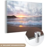 Peinture sur Verre - Plage - Mer - Soleil - 180x120 cm - Peintures sur Verre Peintures - Photo sur Glas