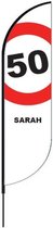 Proflag Beachflag Convex S-60 x 240 cm - Sarah - Vlag Los