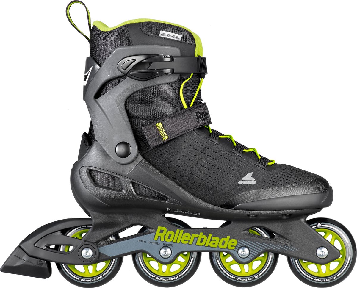 Rollerblade Inlineskates - Maat 45 - Mannen - zwart/lime groen