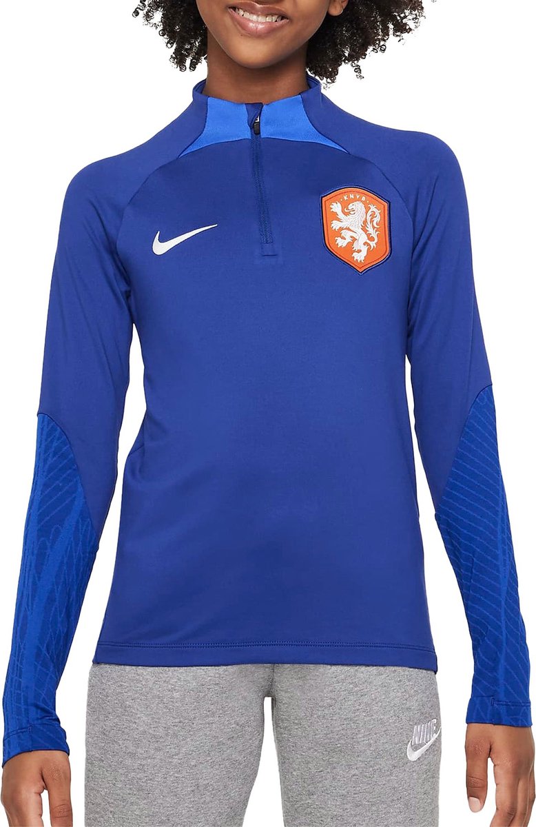 Nike Strike Dri-FIT Trainingssweater Sporttrui Unisex Blauw