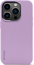 Coque arrière en Siliconen DECODED - iPhone 14 Pro Max - Coque antibactérienne - Technologie magnétique Apple - Violet clair, Lilas