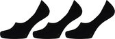Apollo - Bamboe Sneaker Footies - Zwart - 3-Pak - Maat 35/38 - Bamboe sokken - Footies dames - Sneaker sokken dames