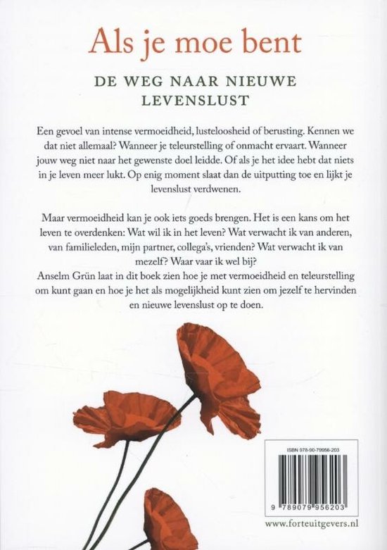 Als je moe bent, Anselm Grün 9789079956203 Boeken