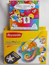 Hobby Pakket - Reynolds Magische schilderen - Geheugen Spelletje Smiley - 24 kaartjes - Kinderen - Spelletjes - Spelen - Knutselen - Schilderen - Vakantie - Sint - Kerst - Schoen Cadeautje - Cadeau Tip