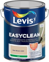 Levis EasyClean - Peinture de mélange contre les rayures noires - Mat - Brun clair A30 - 5L