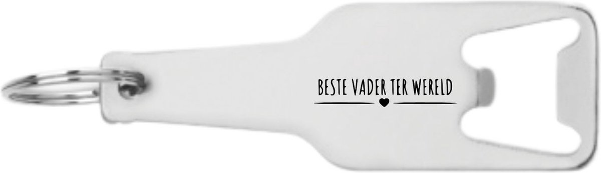 Akyol - beste vader ter wereld flesopener - Vader - cadeau vader - leuk vader voor je nicht om te geven - verjaardag vader - 105 x 25mm