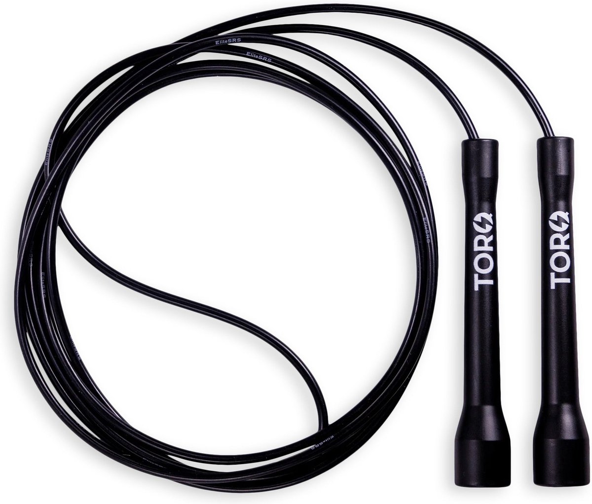 TORQ Jump rope Current - springtouw (black) 10ft (305cm) - ⌀5mm - 100gr - middlehandle