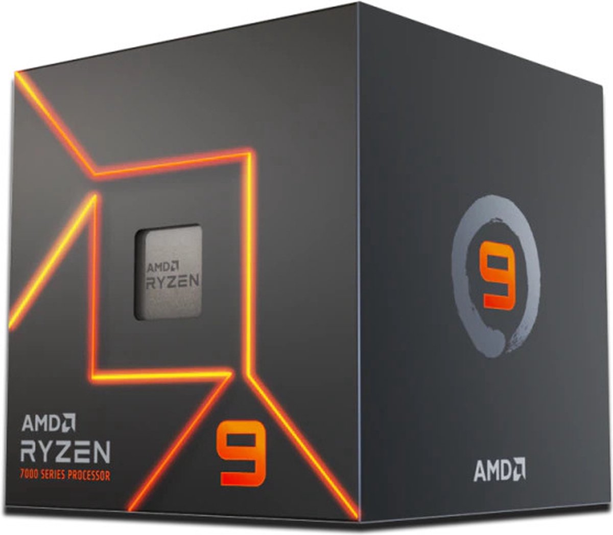 AMD Ryzen 9 7900, AMD Ryzen™ 9, Socket AM5, 5 nm, AMD, 3,7 GHz, 5,4 GHz