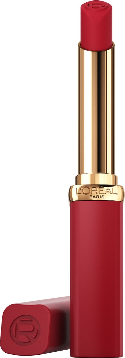 L'Oréal Paris Color Riche Intense Volume Matte Verrijkt met Hylauronzuur - Colors of Worth - Intens matte lipstick - 300 Rouge Confident - 1,8gr - L’Oréal Paris