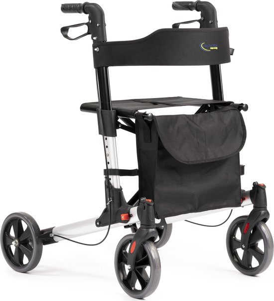 Multimotion Aluminium rollator Double Zilver